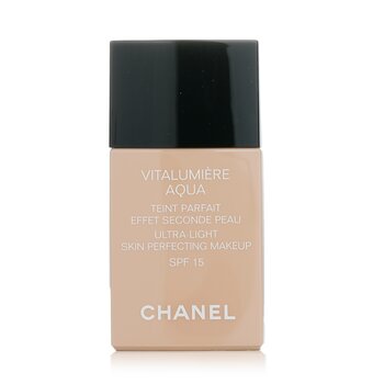 Chanel Base liquida Vitalumiere Aqua Ultra Light Skin Perfecting Make Up SFP 15 - # 40 Beige