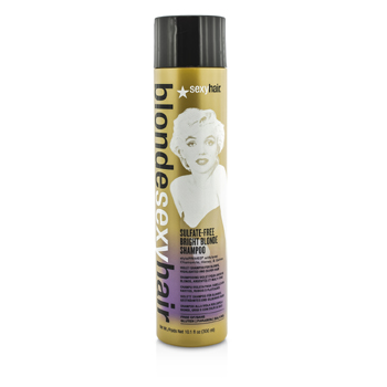 Shampoo Livre de Sulfato Bright Blonde Blonde Sexy Hair (Para Cabelos Loiros, com Mechas ou Platinados)