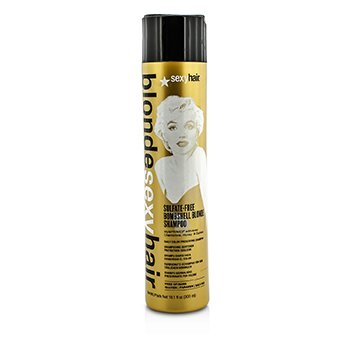 Shampoo Livre de Sulfato Bombshell Blonde Blonde Sexy Hair (Preserva Diariamente a Cor)