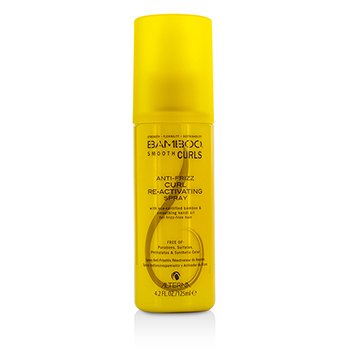 Bamboo Smooth Curls Anti-Frizz Curl Re-Activating Spray (For Frizz-Free Hair)