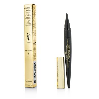 Couture Kajal 3 in 1 Eye Pencil (Khol/Eyeliner/Eye Shadow) - #1 Noir Ardent