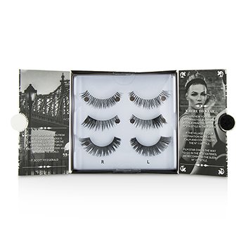 The New York Edit False Lashes Multipack - # 114, # 118, # 107 (Adhesive Included)