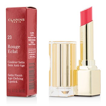 Rouge Eclat Satin Finish Age Defying Lipstick - # 23 Hot Rose