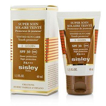 Sisley Super Soin Solaire Protetor Juvenil com Cor SPF 30 UVA PA+++ - #2 Dourado