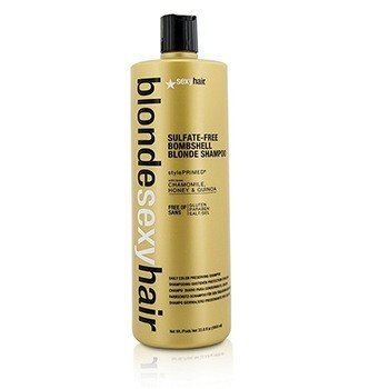 Shampoo Livre de Sulfato Bombshell Blonde Blonde Sexy Hair (Preserva Diariamente a Cor)