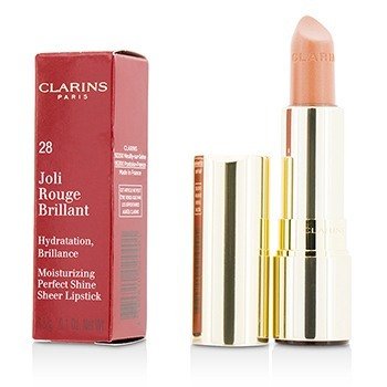 Joli Rouge Brillant (Moisturizing Perfect Shine Sheer Lipstick) - # 28 Pink Praline