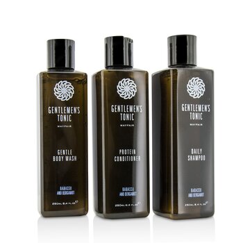 Shower Gift Set: Gentle Body Wash 250ml + Daily Shampoo 250ml + Protein Conditioner 250ml