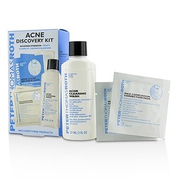 Acne Discovery Kit: Acne Clearing Wash 57ml + Max Complexion Correction Pads 2pads + Acne-Clear Invisible Dots 24dots