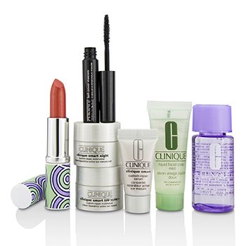 Jonathan Adler Clinique Bonus Set: Remover + Facial Soap + Repair Serum + Moisturizer SPF15 + Night Moisturizer + Mascara + Lip