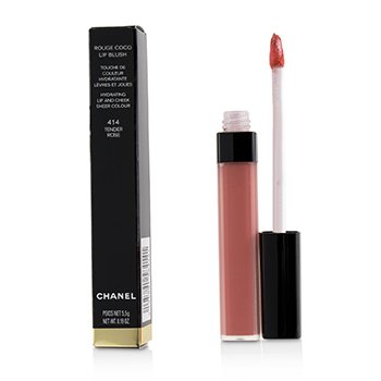Rouge Coco Lip Blush Hydrating Lip And Cheek Colour - # 414 Tender Rose
