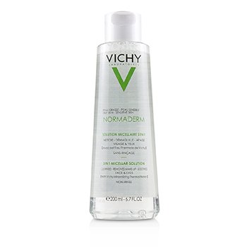 Vichy Normaderm 3 In 1 Micellar Solution - Limpa, Remove a Maquilhagem e Suaviza o Rosto e Olhos (para pele oleosa/sensível)