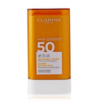 Clarins Stick protetor solar invisível SPF50 - para áreas sensíveis