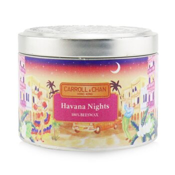 Carroll & Chan 100% Beeswax Tin Candle - Havana Nights
