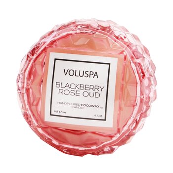 Macaron Candle - Blackberry Rose Oud