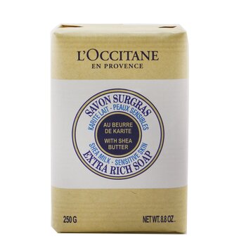 LOccitane Sabonete Extra Rico de Manteiga de Karité - Leite de Karité (para peles sensíveis)