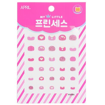abril coreia Princess Kids Nail Sticker - # P008K
