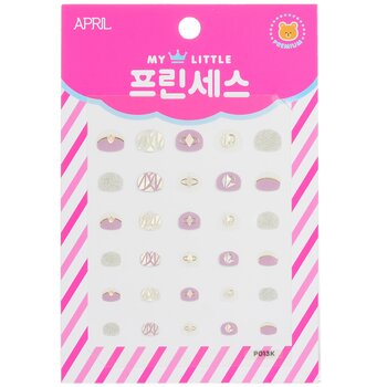 abril coreia Princess Kids Nail Sticker - # P013K