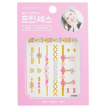 abril coreia Princess Jewel Body Sticker - # JT003K