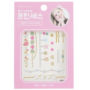 abril coreia Princess Jewel Body Sticker - # JT005K