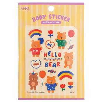 abril coreia April Body Sticker - # AT 02