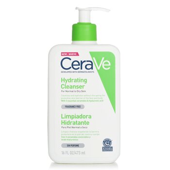 Hidratante de limpeza para pele normal a seca