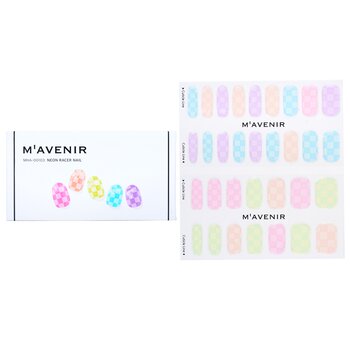 Nail Sticker (Assorted Colour) - # Neon Racer Nail