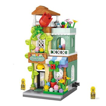 LOZ Mini Blocks - Flower Shop Building Bricks Set