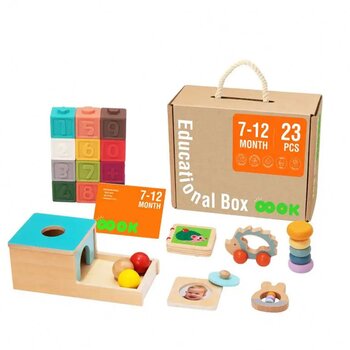 Tooky Toy Company 7-12m Baby Sensory Educational Learning Educational Box