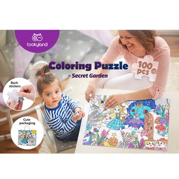 Coloring Puzzle - Secret Garden