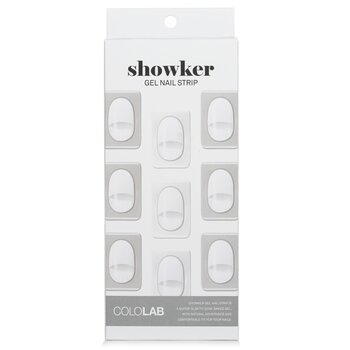 Cololab Showker Gel Nail Strip # CNA802 Classic White