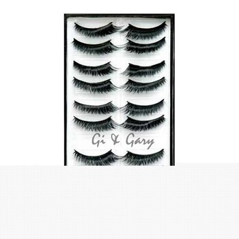 Gi & Gary Professional Eyelashes(10 pairs) - Dark Angel- # J3 Black
