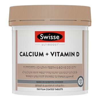 suíço Ultiboost Calcium + Vitamin D 150 Tablets [Parallel Import]