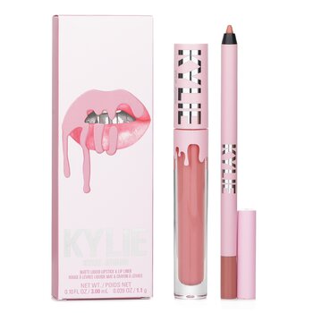 Kylie Por Kylie Jenner Matte Lip Kit: Matte Liquid Lipstick 3ml + Lip Liner 1.1g - # 300 Koko K