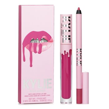 Kylie Por Kylie Jenner Matte Lip Kit: Matte Liquid Lipstick 3ml + Lip Liner 1.1g - # 102 Extraordinary