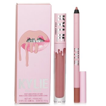 Kylie Por Kylie Jenner Velvet Lip Kit: Liquid Lipstick 3ml + Lip Liner 1.1g - # 700 Bare