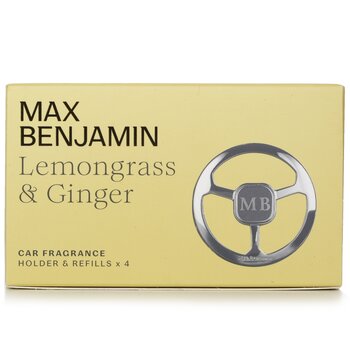 Car Fragrance Gift Set - Lemongrass And Ginger