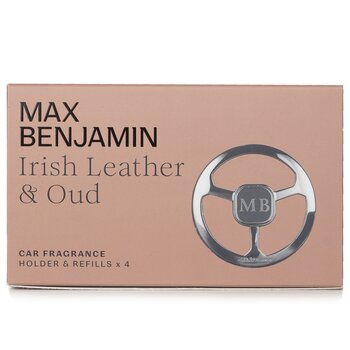 Max Benjamim Car Fragrance Gift Set - Irish Leather & Oud