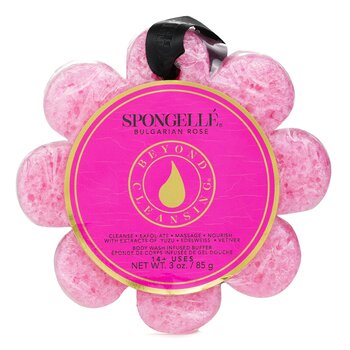 Spongelle Wild Flower Soap Sponge - Bulgarian Rose (Pink)