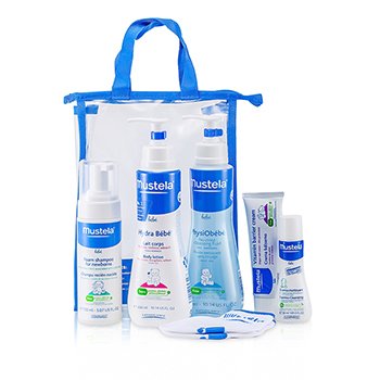 Kit Newborn Set: PhysiObebe 300ml + Hydra-Bebe Body 300ml + Shampoo espuma recem nascido150ml + Creme Vitamin Barrier Cream 55g