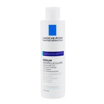 La Roche Posay Shampoo Anti-Caspa Kerium Micro-Exfoliating LHA Gel (Para Raíz Oleosa)