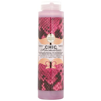 Nesti Dante Gel de Banho Chic Animalier - Orquídea Selvagem, Folhas de Chá Vermelho e Tiara