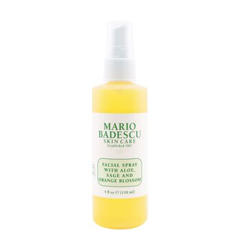 Mario Badescu Spray facial com aloe vera, sálvia e flor de laranjeira