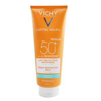 Vichy Capital Soleil Fresh Protective Milk SPF 50 (resistente à água - rosto e corpo)