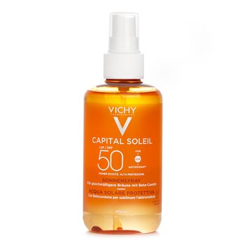 Vichy Capital Soleil spray de água protetor solar bronzeado aprimorado SPF 50