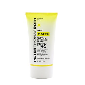 Peter Thomas Roth Protetor solar Max Matte Shine Control de amplo espectro FPS 45