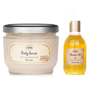 Sabão Body Scrub - Rose Tea & Shower Oil - Ginger Orange