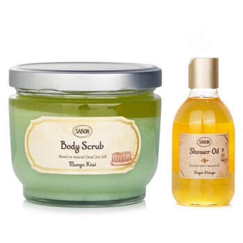 Sabão Body Scrub - Mango Kiwi & Shower Oil - Ginger Orange