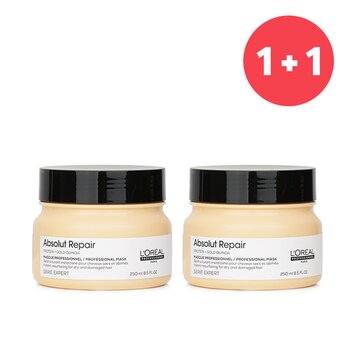 ?1+1 Set?Professionnel Serie Expert - Absolut Repair Gold Quinoa + Protein Instant Resurfacing Mask (For Dry and Damaged Hair)