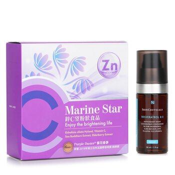 Skin Ceuticals ?ECKARE Marine Star Antioxidant Set?KO Influenza. Night Repair Damage. Antioxidant Protection.