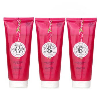 Roger & Gallet ?Super Saver Pack?Gingembre Rouge Wellbeing Shower Gel x3